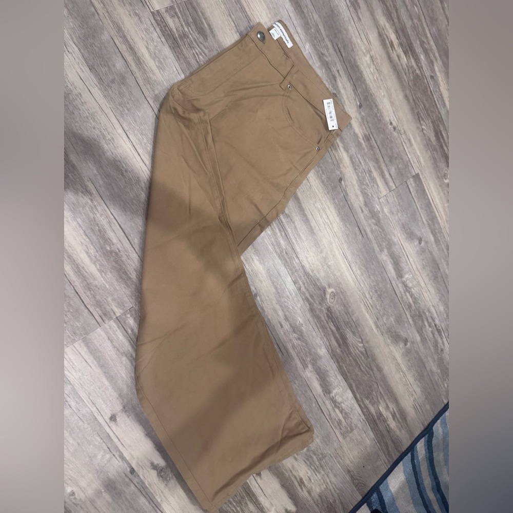 Amazon Essentials Men's Dark Khaki Brown Pants 38x29